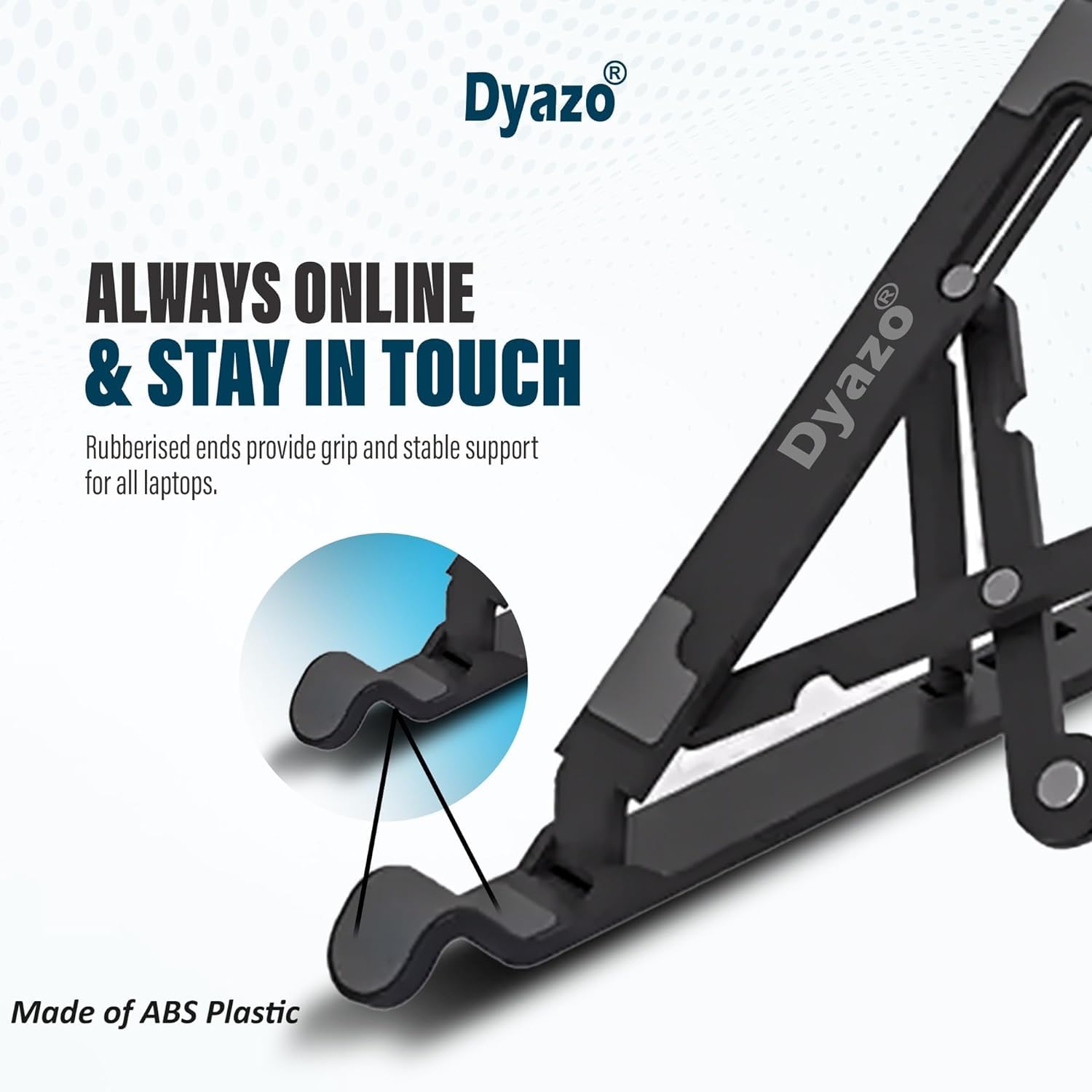 Aluminum Ergonomic Foldable Portable Tabletop Laptop/Desktop Riser Stand