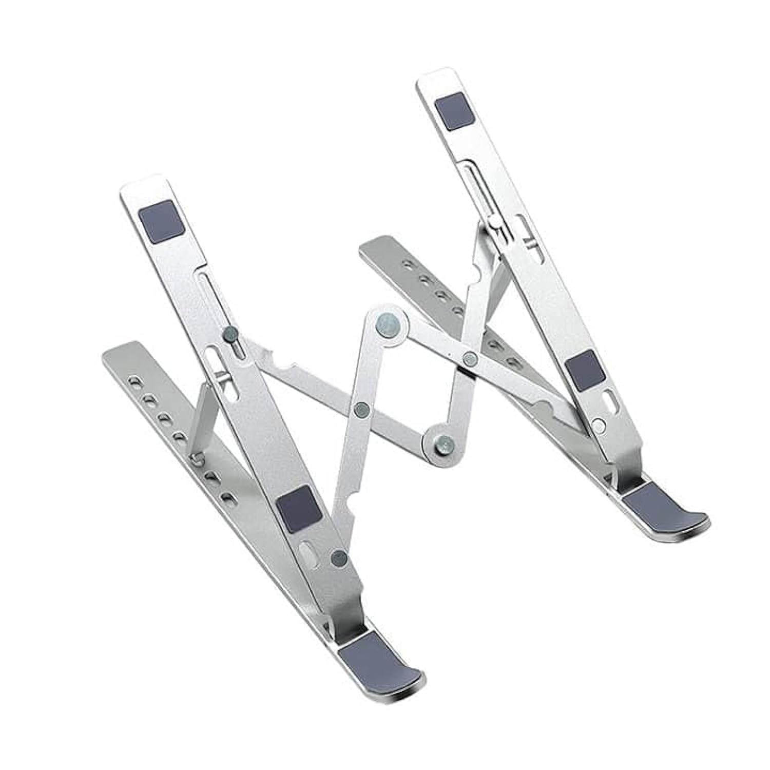 Aluminum Ergonomic Foldable Portable Tabletop Laptop/Desktop Riser Stand